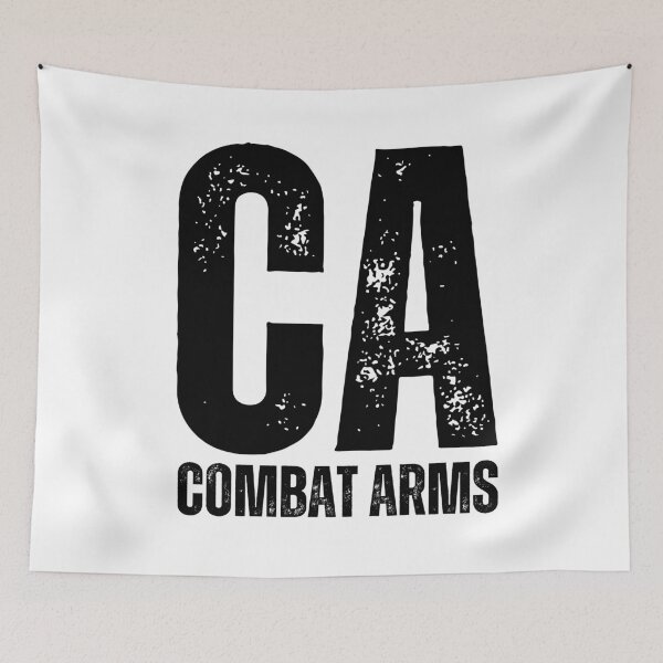 Item preview, CA Combat Arms – Rugged Military Tactical Design black worn look font designed and sold by GFamilyC.