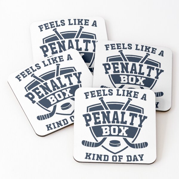 Item preview, Feels Like A Penalty Box Kind Of Day Funny Hockey Humor Sarcastic Ice Hockey Life designed and sold by gunaone-design.