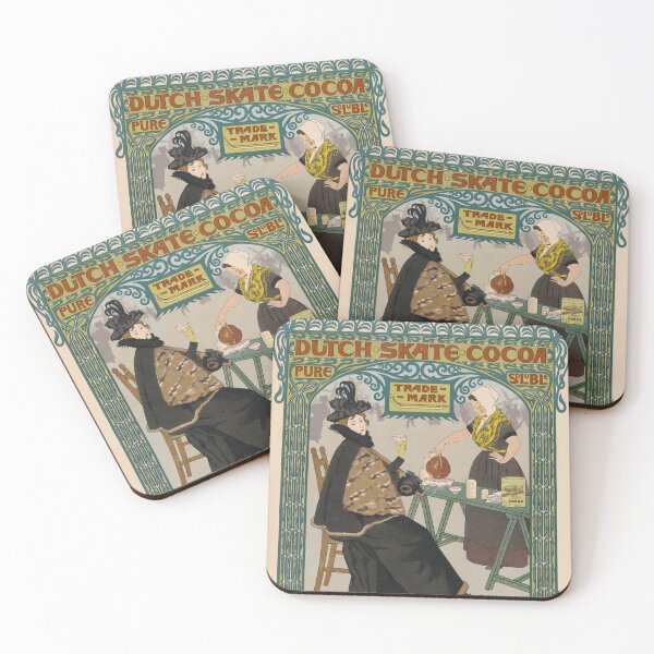 Item preview, Cacao Advertising Poster from the Netherlands (1897) designed and sold by 19th Century in Color.