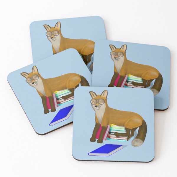 Item preview, Fox and his books designed and sold by Daniel Vasco.