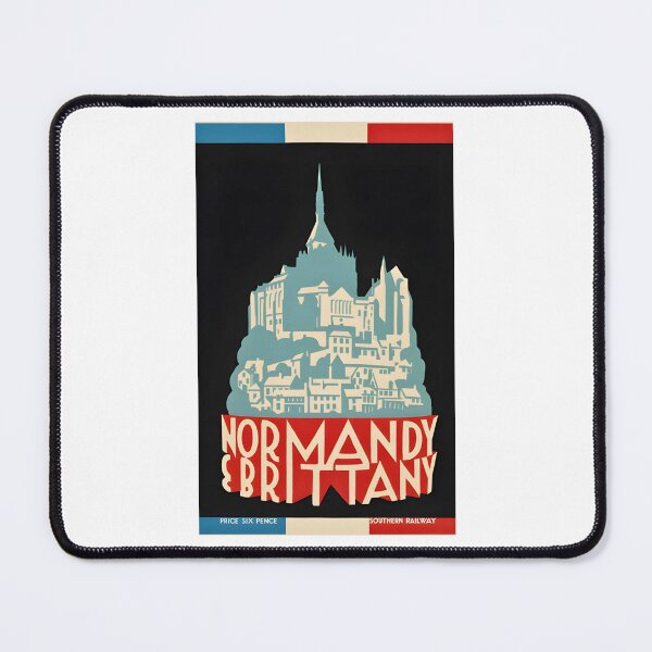 Item preview, Vintage Southern Railway Travel Poster: Normandy & Brittany designed and sold by CharlieDesings.