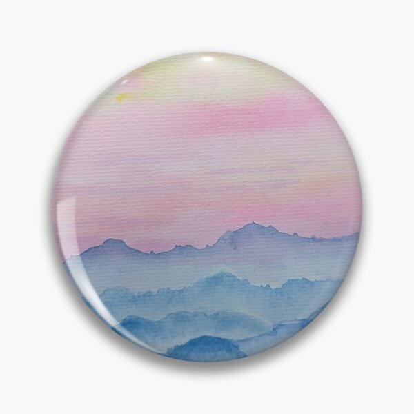 Item preview, Pastel Mountain Sunrise Scenery designed and sold by Katherine Miller Art.