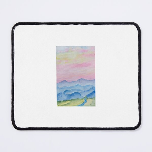 Item preview, Pastel Mountain Sunrise Scenery designed and sold by Katherine Miller Art.