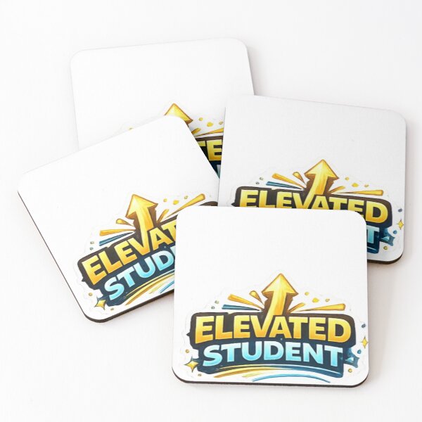 Item preview, Elevated Student – Academic Growth Typography Design designed and sold by Amr Darwish Graphic designer.