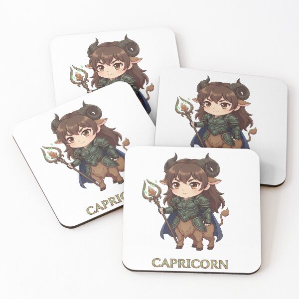 Item preview, Capricorn Zodiac Centaur Mage - Cute Chibi Art designed and sold by WildWeave.