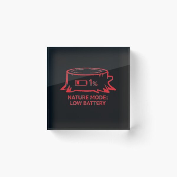 Item preview, Nature Mode: Low Battery designed and sold by Xymera.