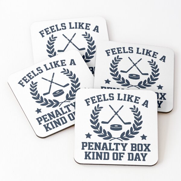 Item preview, Feels Like A Penalty Box Kind Of Day Funny Ice Hockey Life Humor designed and sold by gunaone-design.