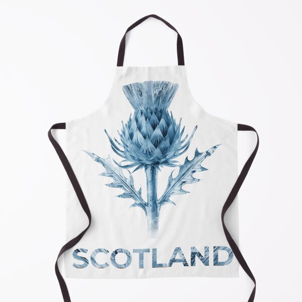 Item preview, Scottish Ice Thistle Winter Art - Scotland Frozen Flower Design designed and sold by Loom on the Loch.