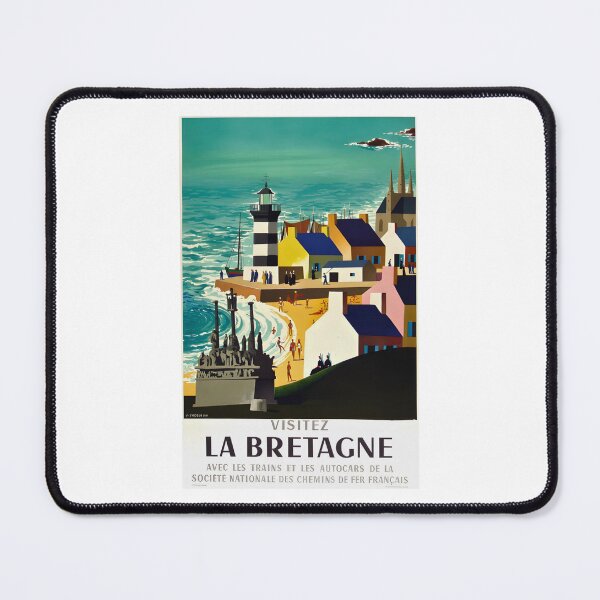 Item preview, Vintage SNCF Travel Poster - Visitez La Bretagne designed and sold by CharlieDesings.