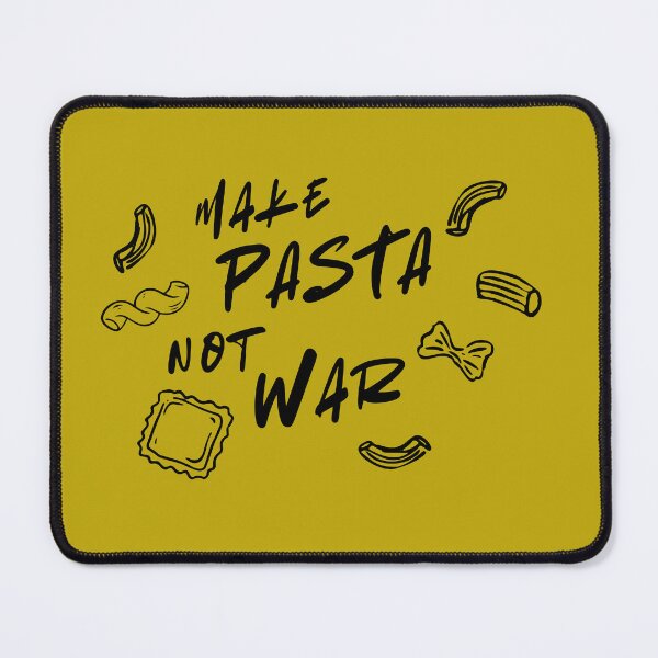 Item preview, Make Pasta Not War - yummy peace doodles designed and sold by YonderAndBeyond.