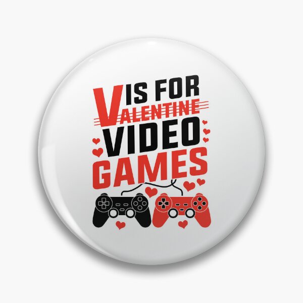 Item preview, V is for video games not valentines – Gaming Is My Valentine Funny Anti Valentine’s Day Gamer Humor designed and sold by gunaone-design.
