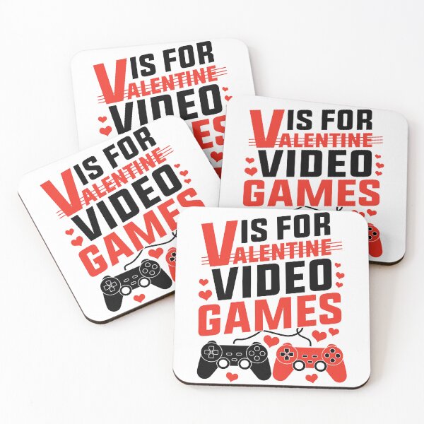 Item preview, V is for video games not valentines – Gaming Is My Valentine Funny Anti Valentine’s Day Gamer Humor designed and sold by gunaone-design.