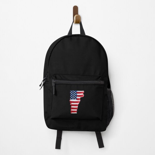 Item preview, Vermont Stars & Stripes State Silhouette – Distressed Americana designed and sold by Paper Drip.