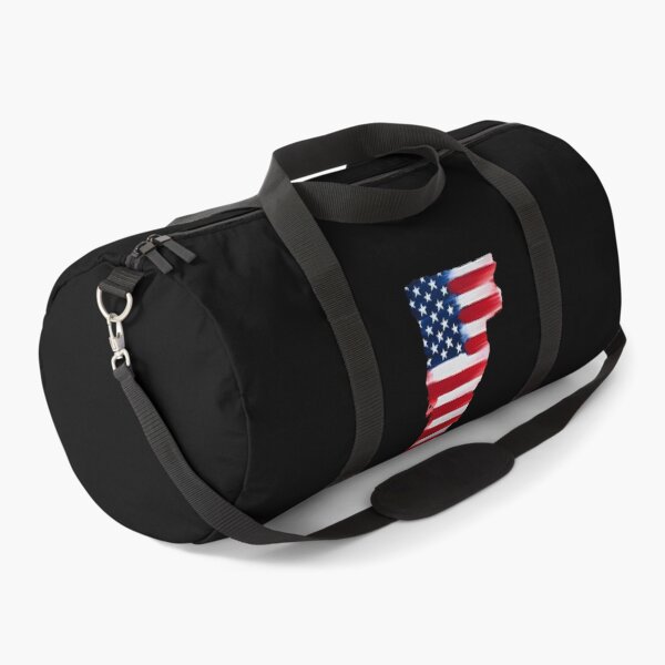 Item preview, Vermont Stars & Stripes State Silhouette – Distressed Americana designed and sold by Paper Drip.