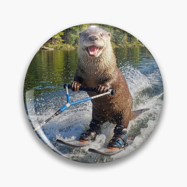 Item preview, Waterskiing Otter designed and sold by Tridentulus.