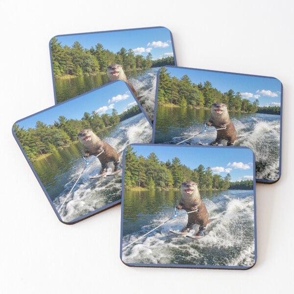 Item preview, Waterskiing Otter designed and sold by Tridentulus.
