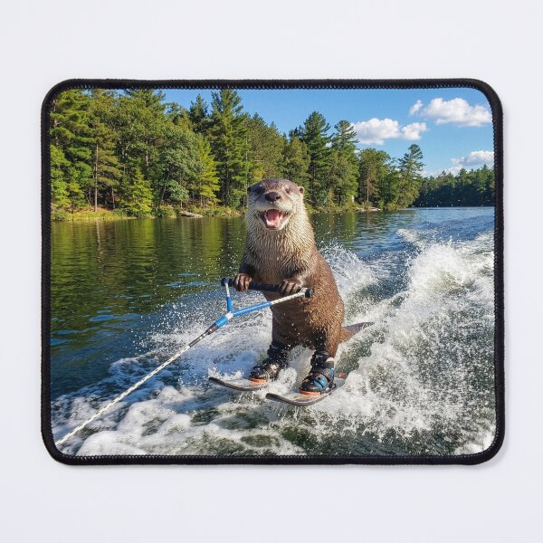 Item preview, Waterskiing Otter designed and sold by Tridentulus.