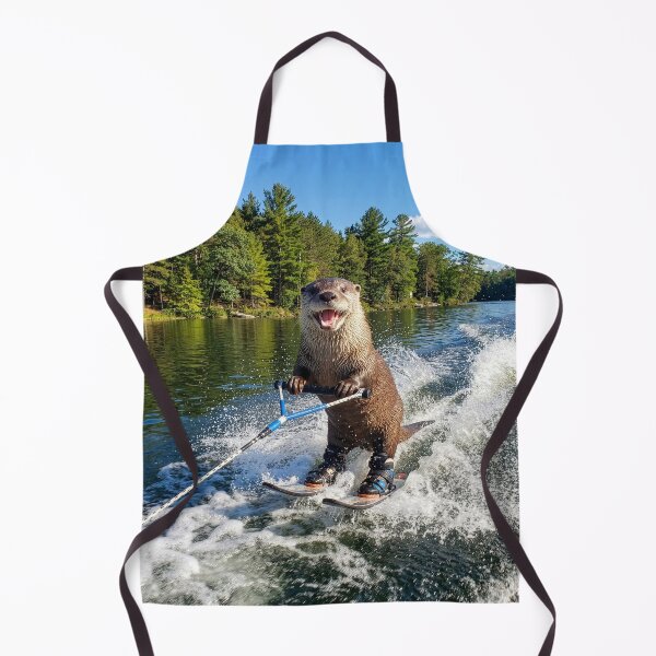 Item preview, Waterskiing Otter designed and sold by Tridentulus.