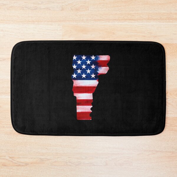 Item preview,  Vermont Stars & Stripes State Silhouette – Distressed Americana designed and sold by Paper Drip.
