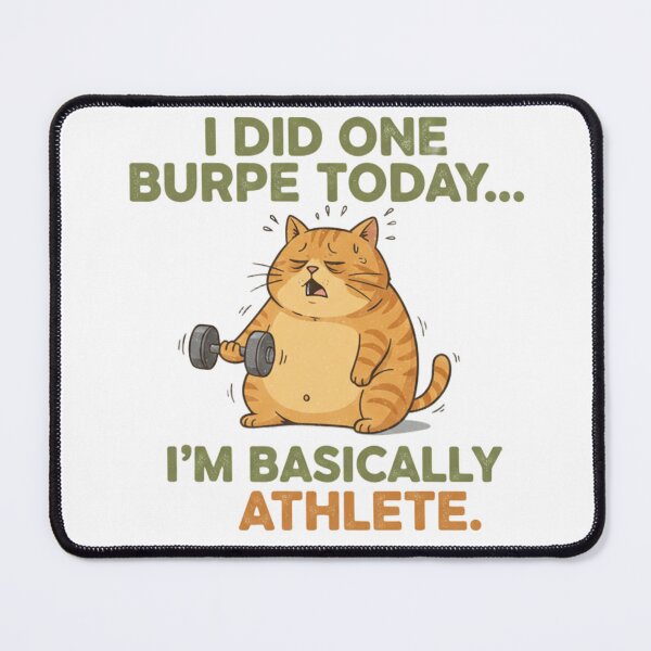 Item preview, Funny Weightlifting Cat - "Don't Quit" Gym Motivation designed and sold by ToonyTeez.
