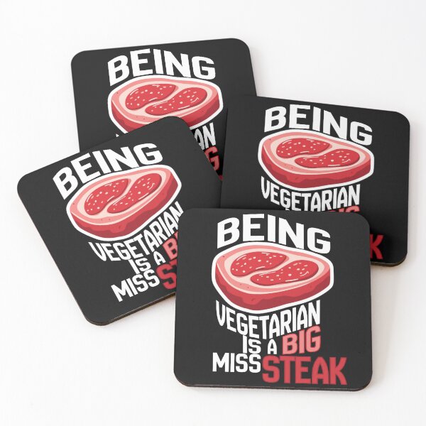 Item preview, Being Vegetarian Is A Big Miss Steak designed and sold by DesignbyOla.