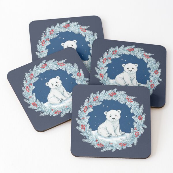 Item preview, Little Polar Guardian – Magical Winter Bear Cub designed and sold by Iras-Art-Corner.