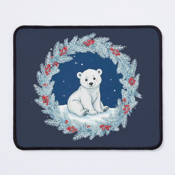 Item preview, Little Polar Guardian – Magical Winter Bear Cub designed and sold by Iras-Art-Corner.