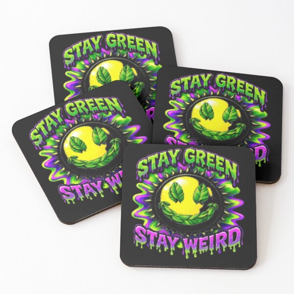 Item preview, Stay Green, Stay Weird. designed and sold by Xymera.