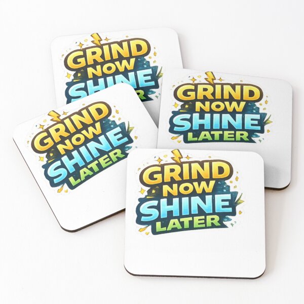 Item preview, Grind Now Shine Later – Student Hustle Motivation Design designed and sold by Amr Darwish Graphic designer.