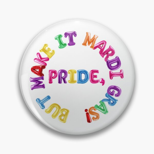 Item preview, ✴️ PRIDE, BUT MAKE IT MARDI GRAS! ✴️ designed and sold by WheelieGdArt.