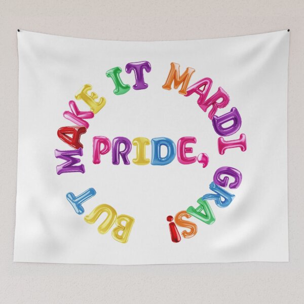 Item preview, ✴️ PRIDE, BUT MAKE IT MARDI GRAS! ✴️ designed and sold by WheelieGdArt.