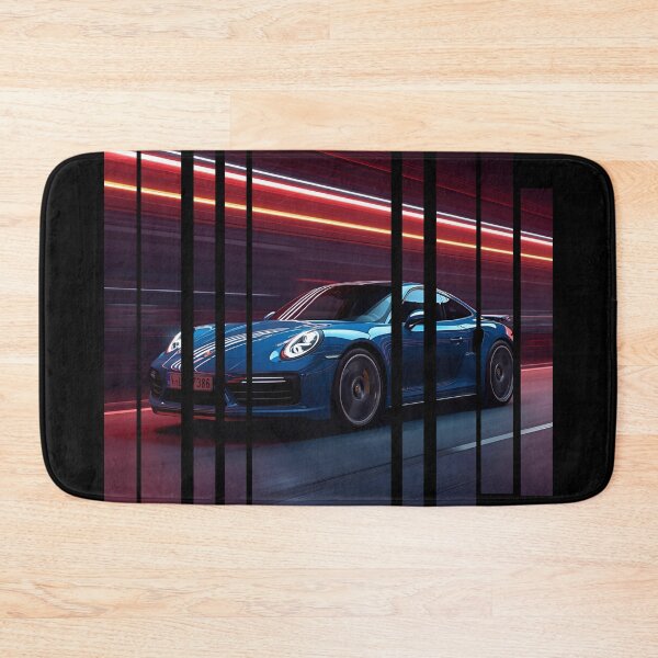Item preview, Porsch 911 Turbo S inspired Design Vintage racing poster style, dynamic motion lines 4 designed and sold by Neon G.