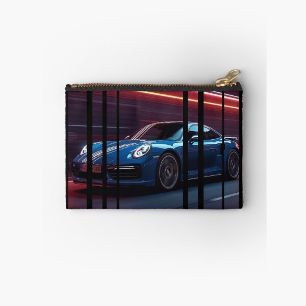 Item preview, Porsch 911 Turbo S inspired Design Vintage racing poster style, dynamic motion lines 4 designed and sold by Neon G.