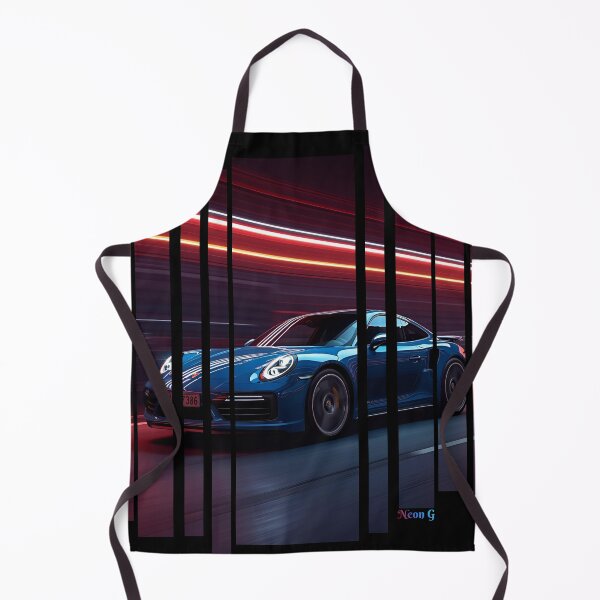 Item preview, Porsch 911 Turbo S inspired Design Vintage racing poster style, dynamic motion lines 4 designed and sold by Neon G.