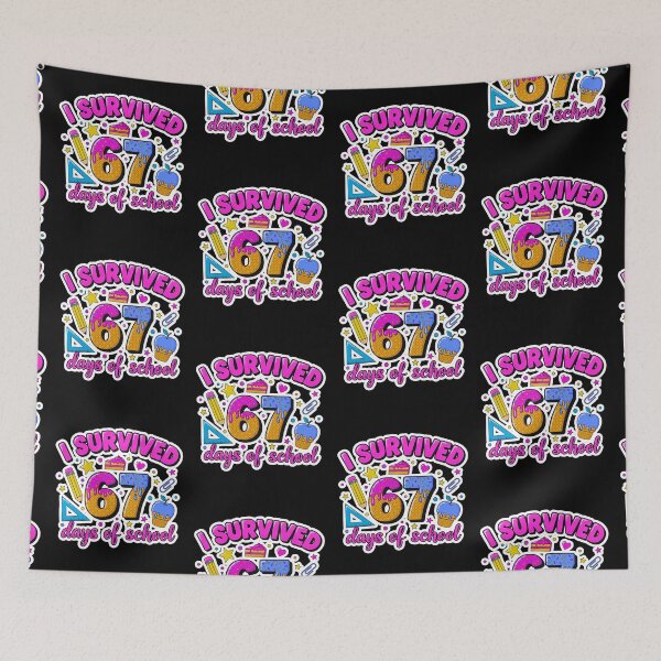 Item preview, 67 Days Of School Survivor  designed and sold by WoodburyLake.