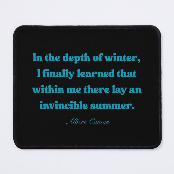 Item preview, In the depth of winter... - Albert Camus designed and sold by JokeAndStyle.