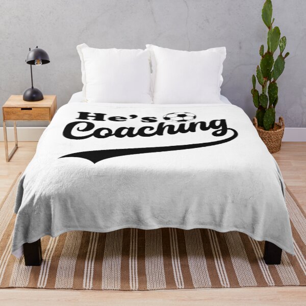 Item preview, He's Coaching – Funny Coach's Wife Soccer Sports Life Humor designed and sold by gunaone-design.