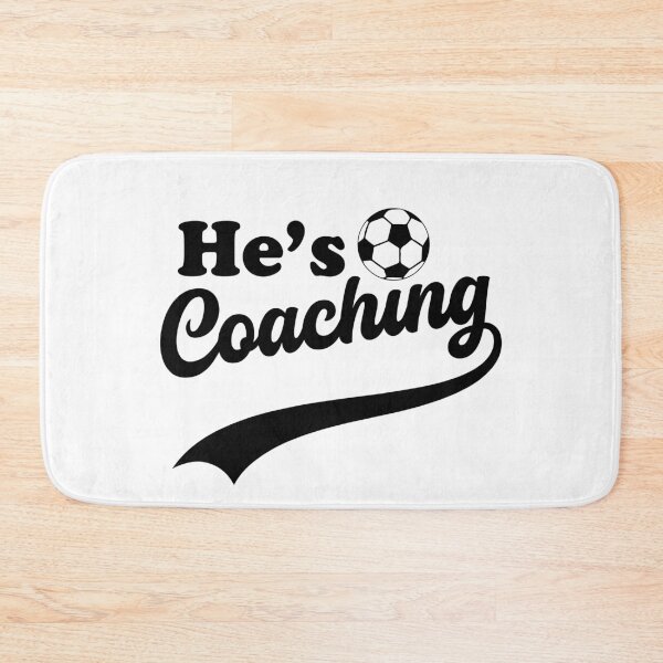 Item preview, He's Coaching – Funny Coach's Wife Soccer Sports Life Humor designed and sold by gunaone-design.