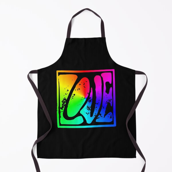Item preview, Hippy Love rainbow sign designed and sold by Logo-A-GoGo.