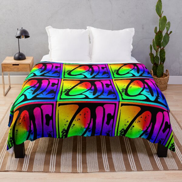 Item preview, Hippy Love rainbow sign designed and sold by Logo-A-GoGo.