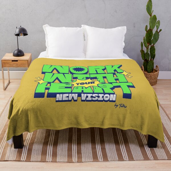 Item preview, WORK WITH YOUR HEART | New Vision Statement T-Shirt designed and sold by New Vision by ToMz.