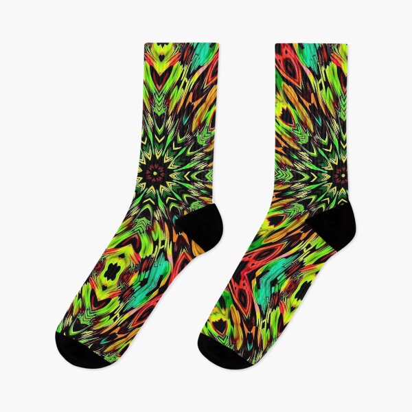Item preview, Aesthetic Neon Geometry Psychedelic Pattern designed and sold by HLPsychDesigns.