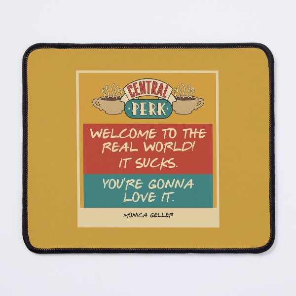 Item preview, Welcome To The Real World Friends 90s Retro designed and sold by Screen Lore.