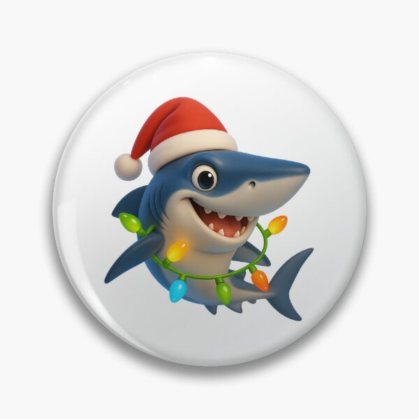 Item preview, Christmas Shortfin Mako Shark designed and sold by Sillytoe.