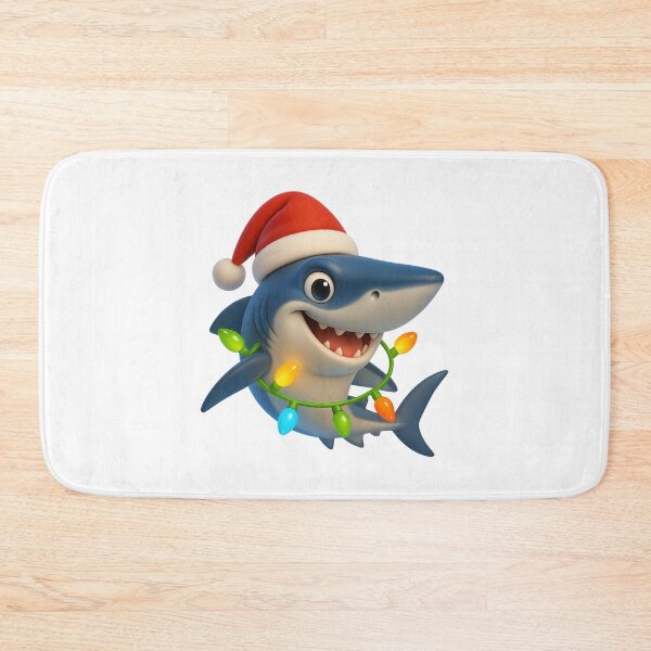 Item preview, Christmas Shortfin Mako Shark designed and sold by Sillytoe.