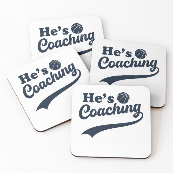 Item preview, He’s Coaching – Funny Coach’s Wife Basketball Sports Life Humor designed and sold by gunaone-design.