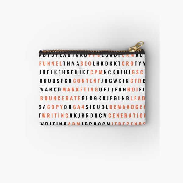 Item preview, Digital Marketing Word Puzzle Strategy Search designed and sold by Profes Studo.