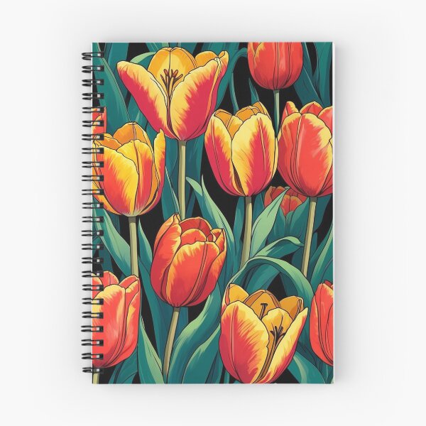 Item preview, Dark Tulips Moody Vintage Botanical Illustration designed and sold by Planthem.