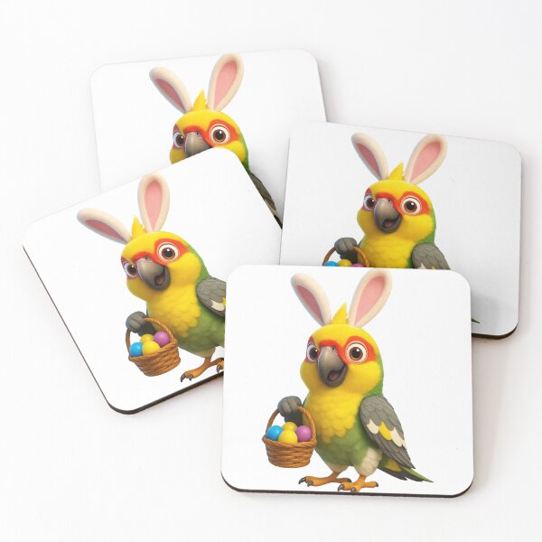 Item preview, Easter Pied Cockatiel designed and sold by Sillytoe.