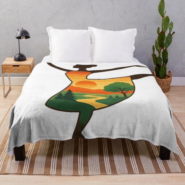 Item preview, Sunset Landscape Ballerina Silhouette designed and sold by chromatalove.